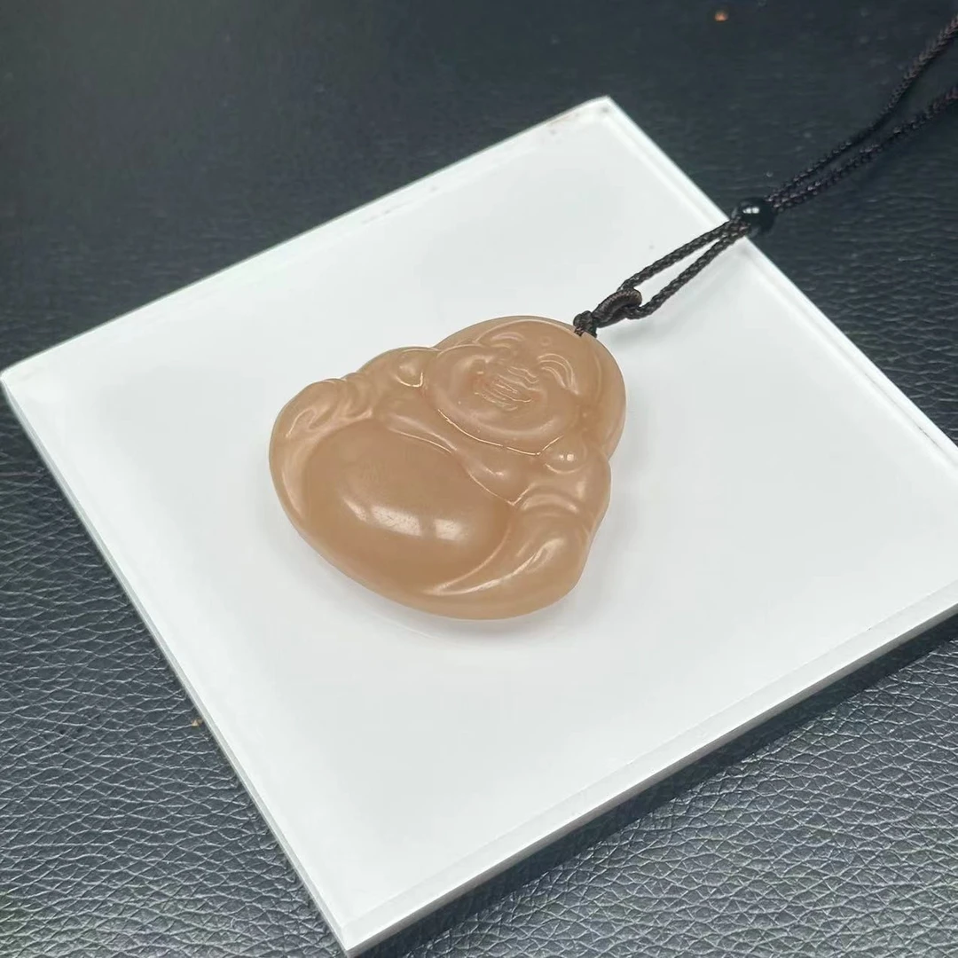 藕粉佛公吊坠-A2049