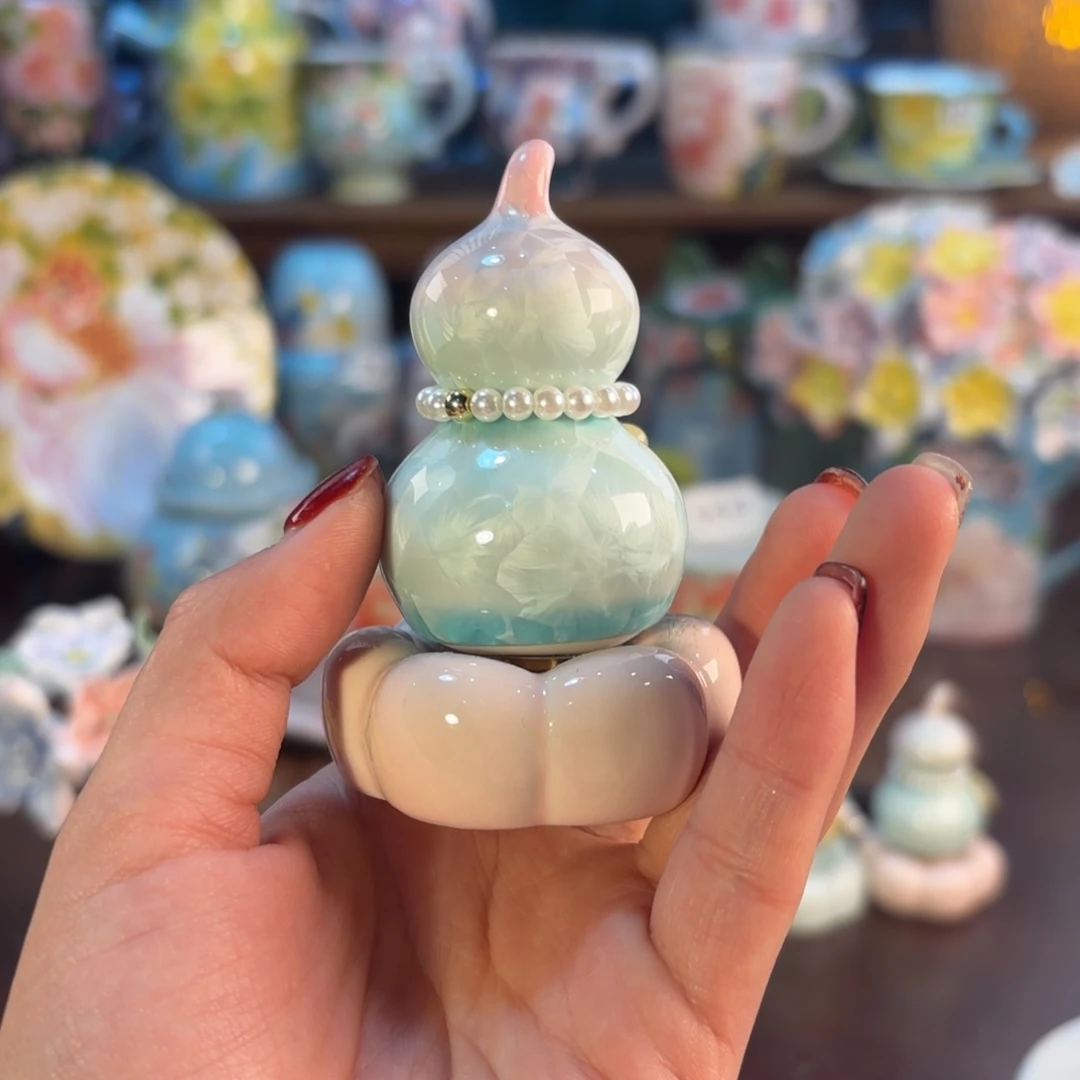 景德镇手绘高温釉下彩陶瓷茶具