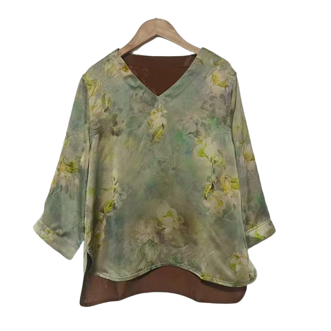 【浅夏-衬衫】中式国风减龄显瘦百搭双面穿小衫