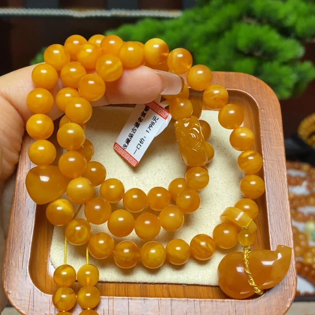 【闪购商品】手链蜜蜡未镶嵌手串