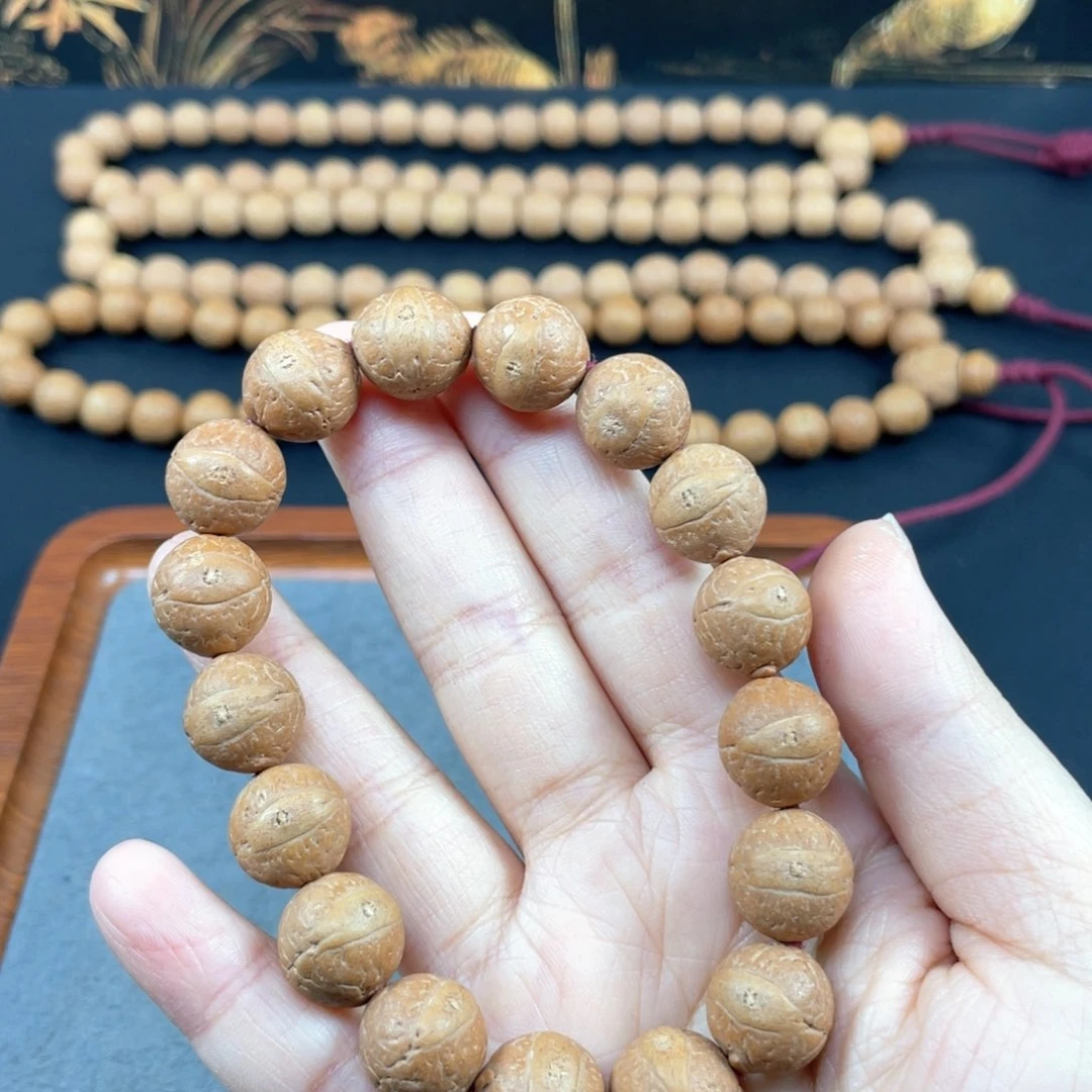 凤眼菩提手串L120-K11凤眼菩提小13+同树