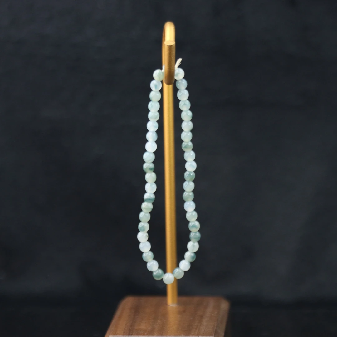 17天然缅甸A货飘花手串/700261/北京中保拍卖