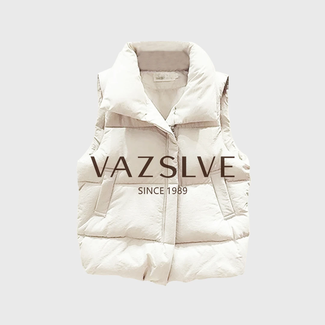 【VAZSLVE/全新奢品】捡漏 保暖加绒加厚立领棉服马甲外套