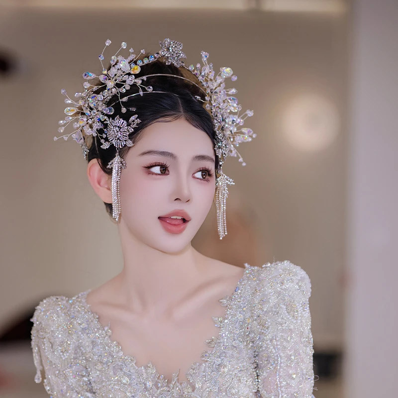 合金婚庆饰品 高端皇冠新娘头饰奢华大气公主发箍结婚发饰MT2558