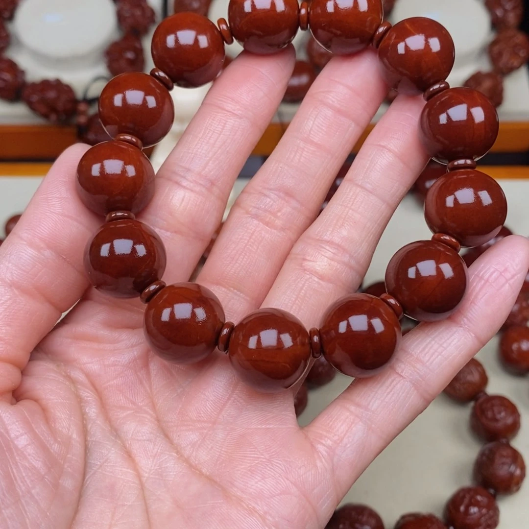 橄榄核吊坠光珠，