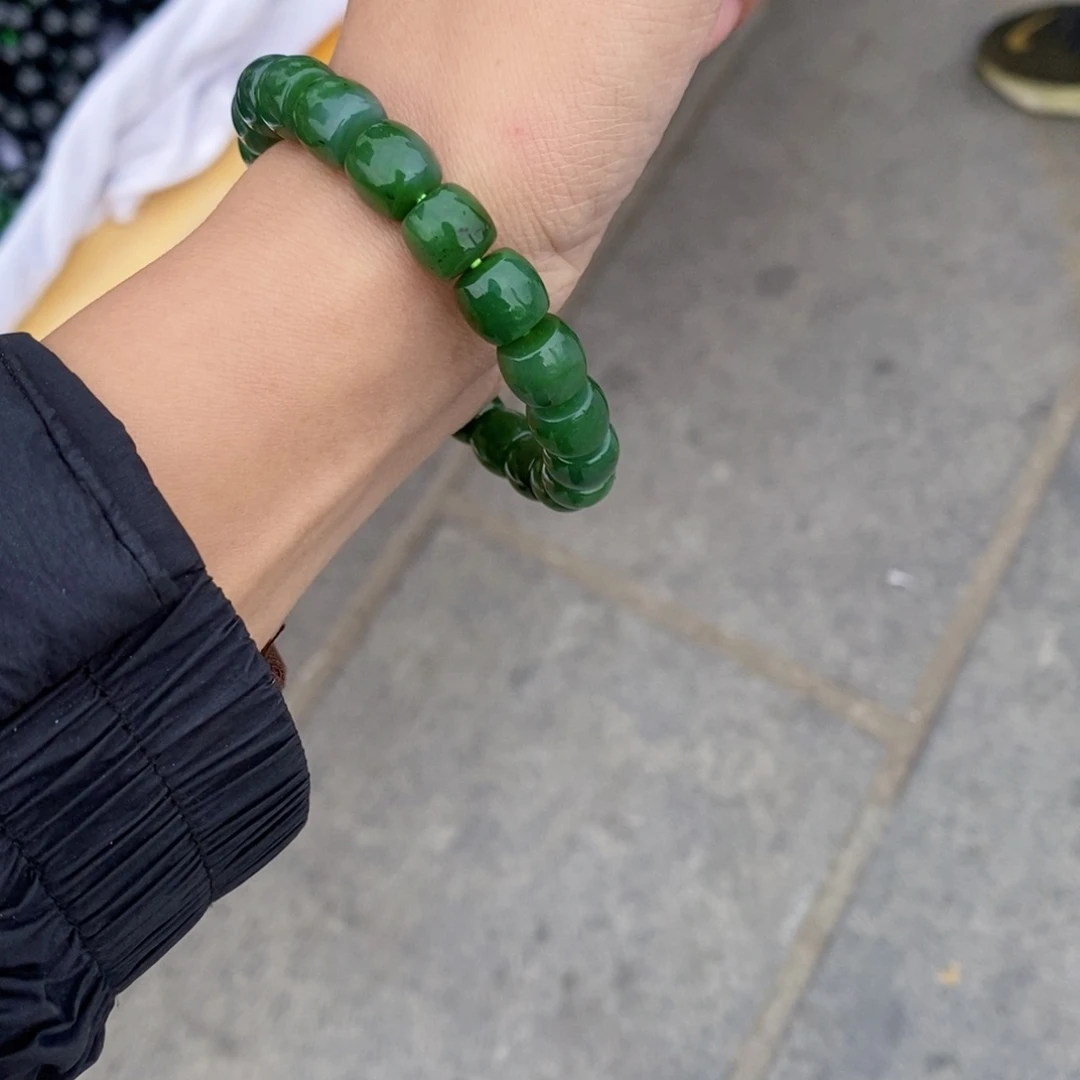 和田玉手串未镶嵌样性发货 拍一发