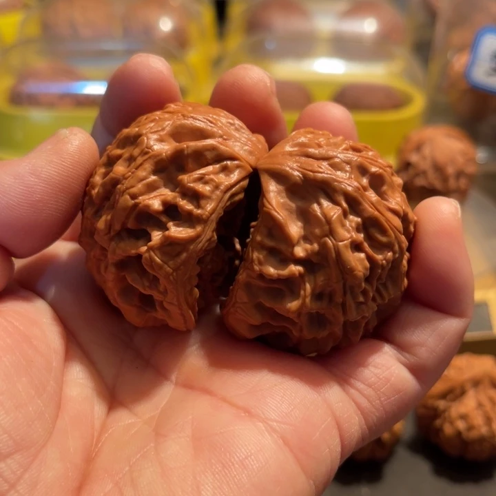 文玩核桃把件聚宝盆全品