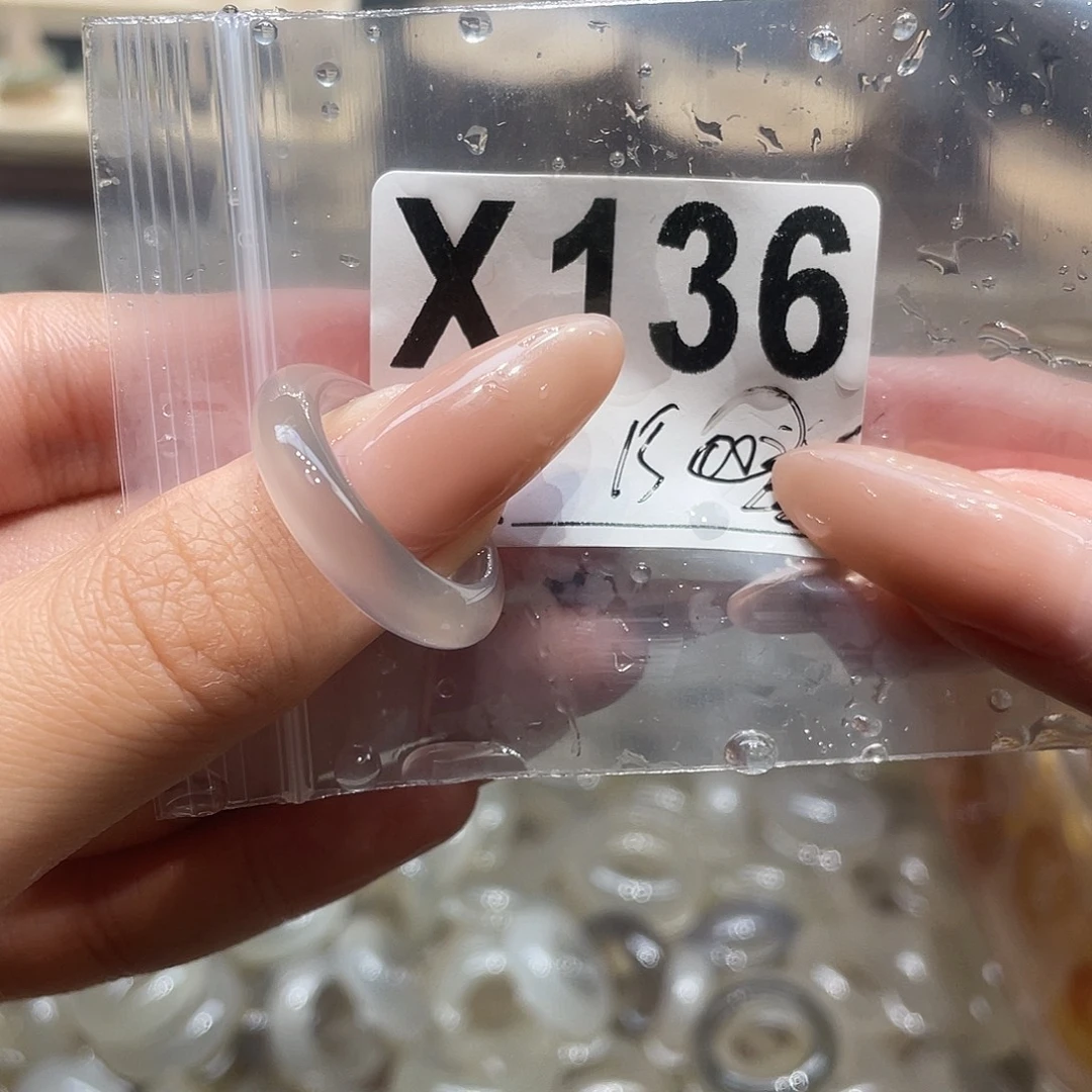 玛瑙/玉髓未镶嵌戒指136