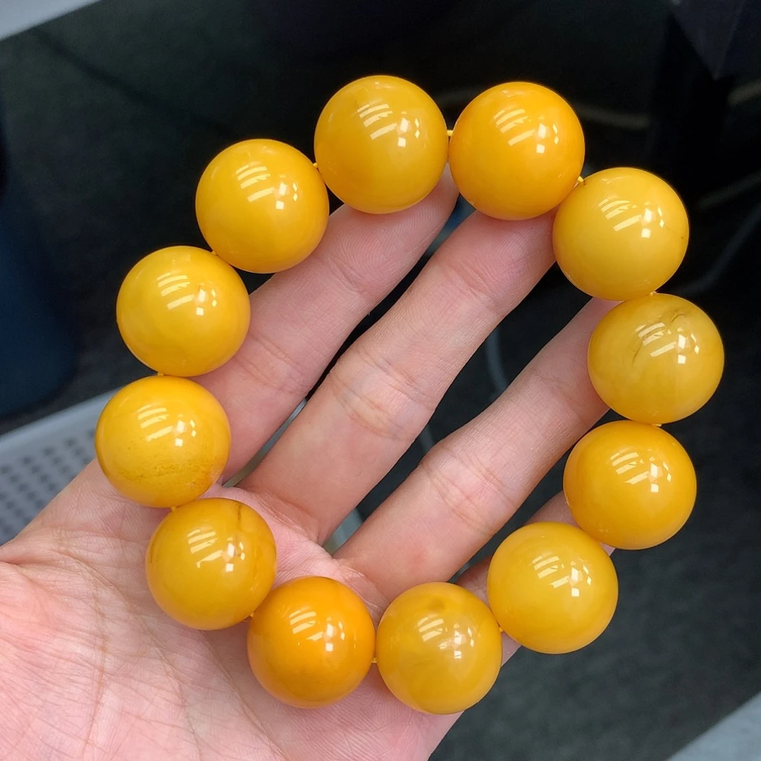 琥珀未镶嵌珠宝奇石19mm➕