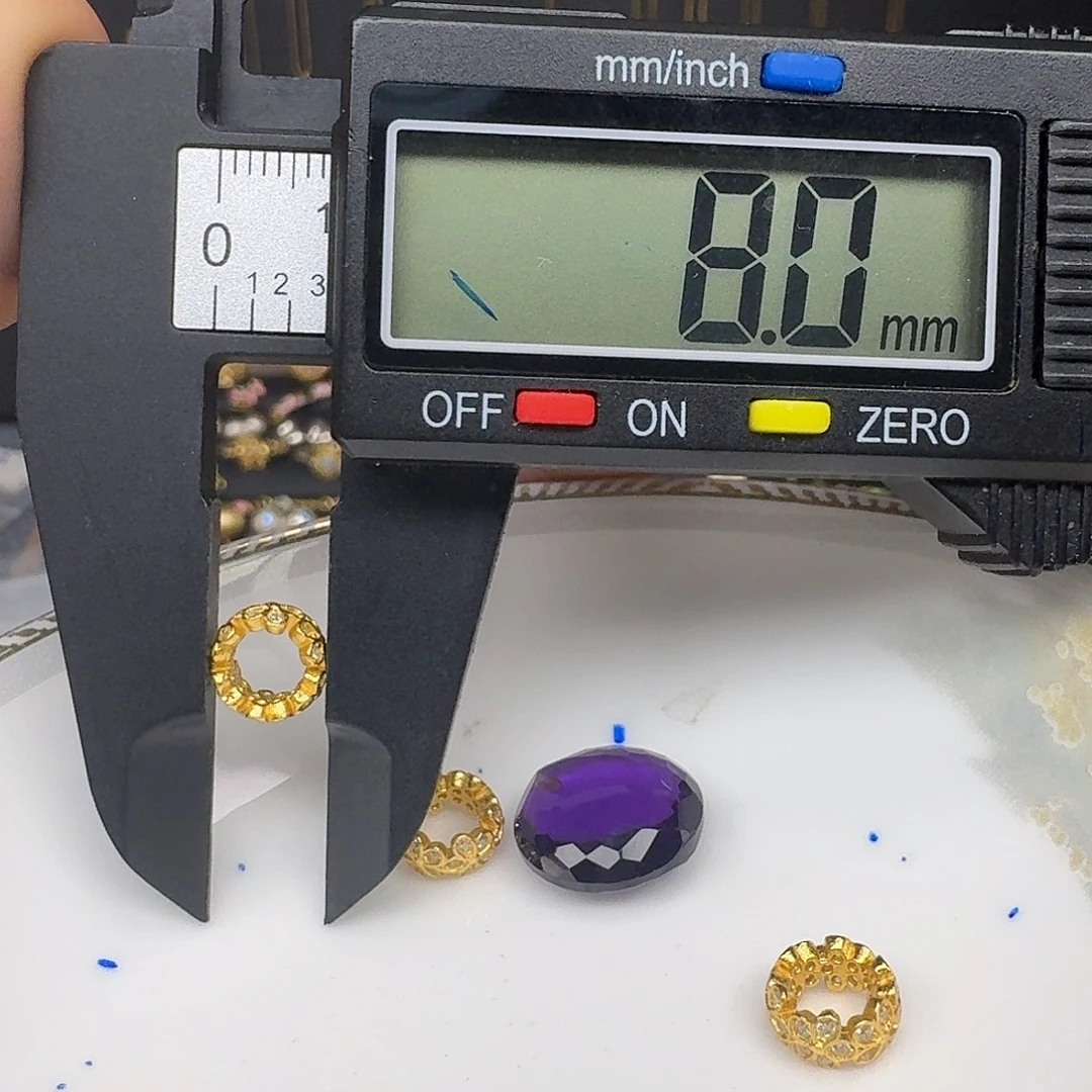 银S925镶嵌颈饰紫晶紫水晶925镶嵌205