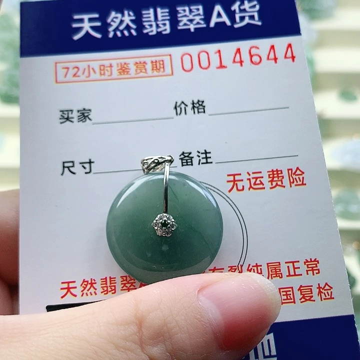 颈饰未镶嵌翡翠吊