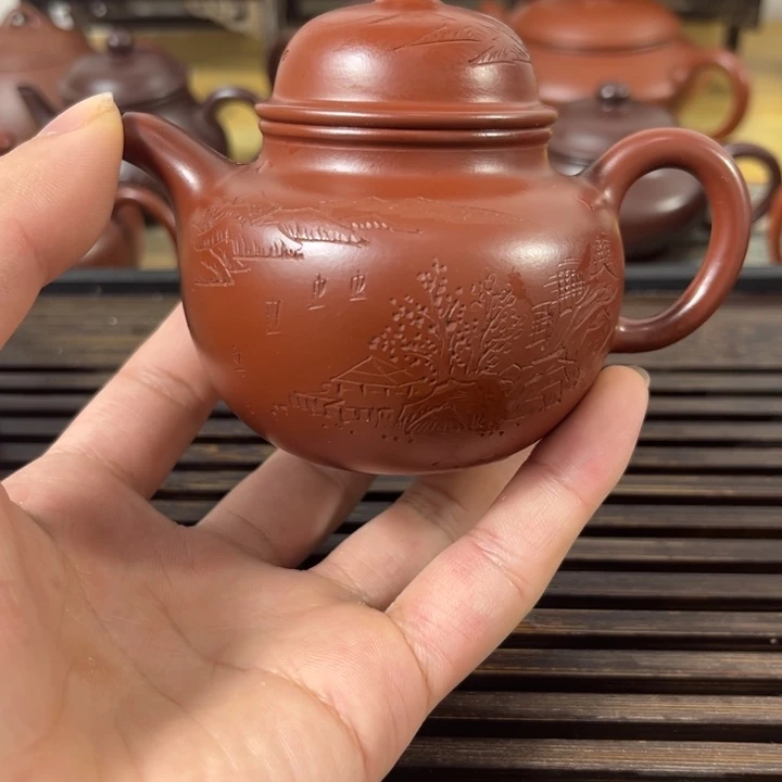 紫砂茶壶原矿紫砂半手工制作
