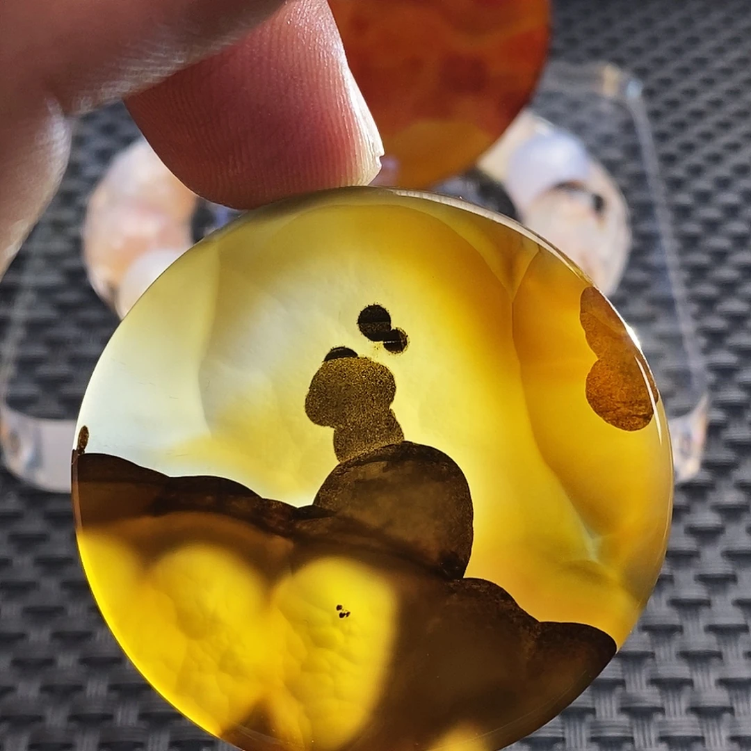 玛瑙/玉髓未镶嵌吊坠(不含链)517