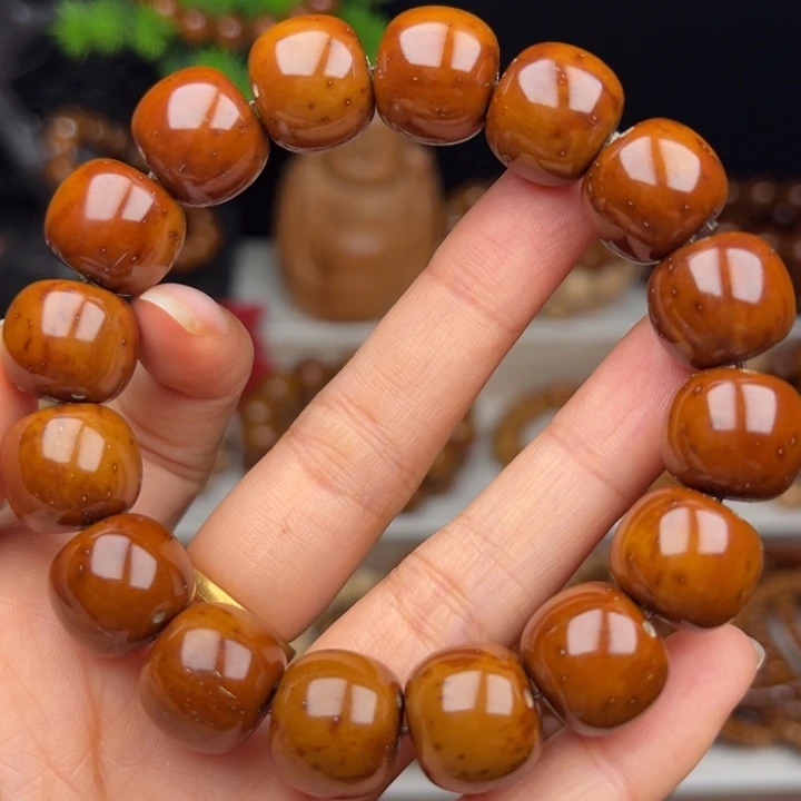 珞***紫金鼠手串卡15半实心老型