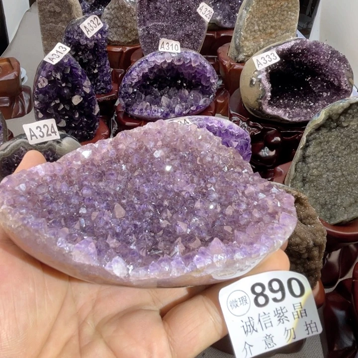 未镶嵌大型摆件（非配饰）紫晶