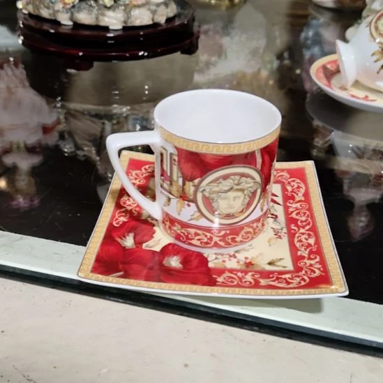 陶瓷咖啡杯碟 精致的下午茶