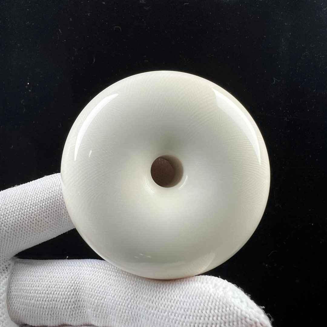 E1102天然猛犸牙面包圈55*26mm 支持鉴定 假一罚四