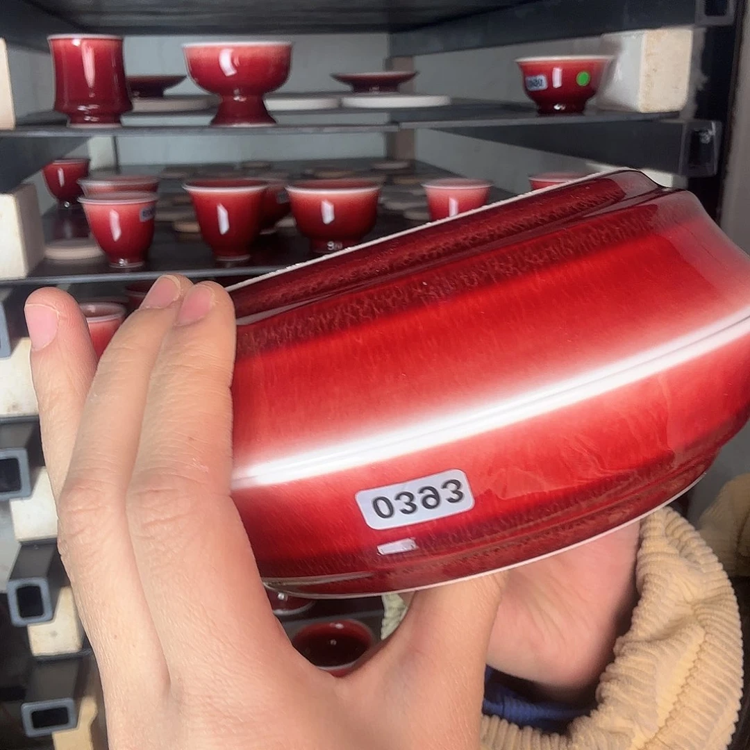 碗景德镇郎红陶瓷