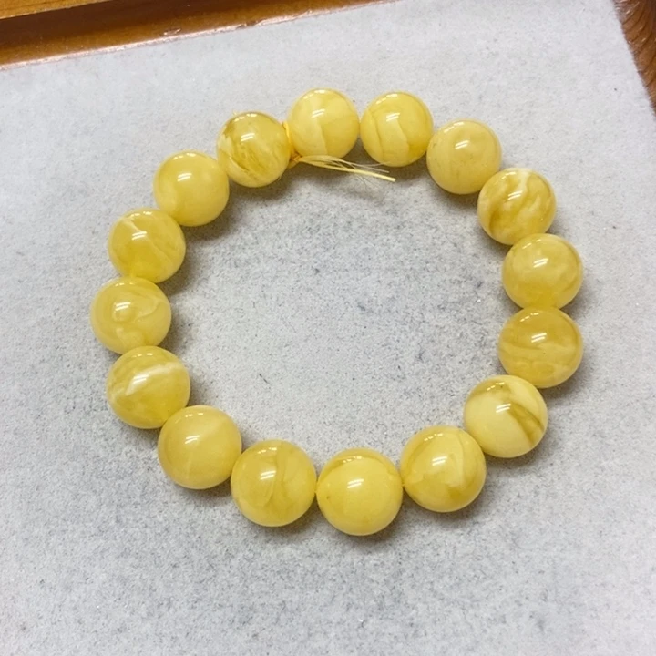 未镶嵌蜜蜡裸石手串