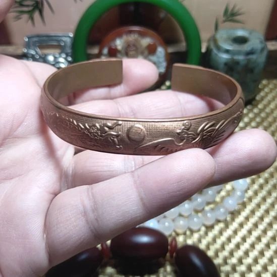 老紫铜龙风镯，，，，，，