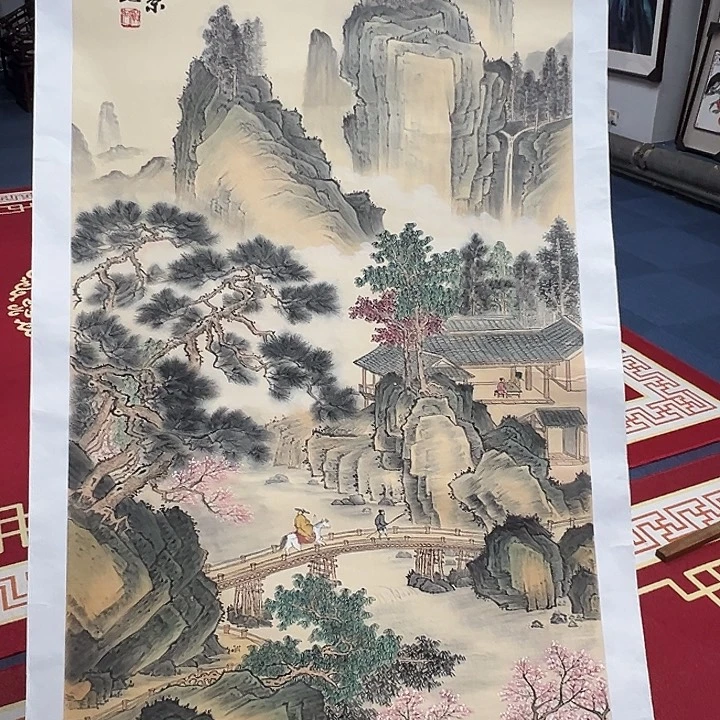 水彩书画作品多次