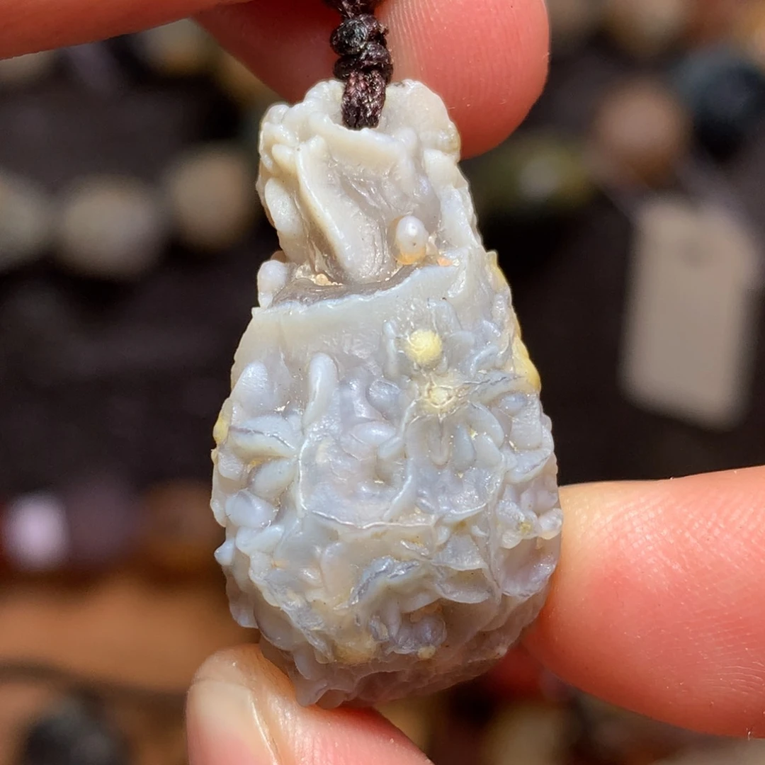 未镶嵌玛瑙/玉髓珠宝半成品