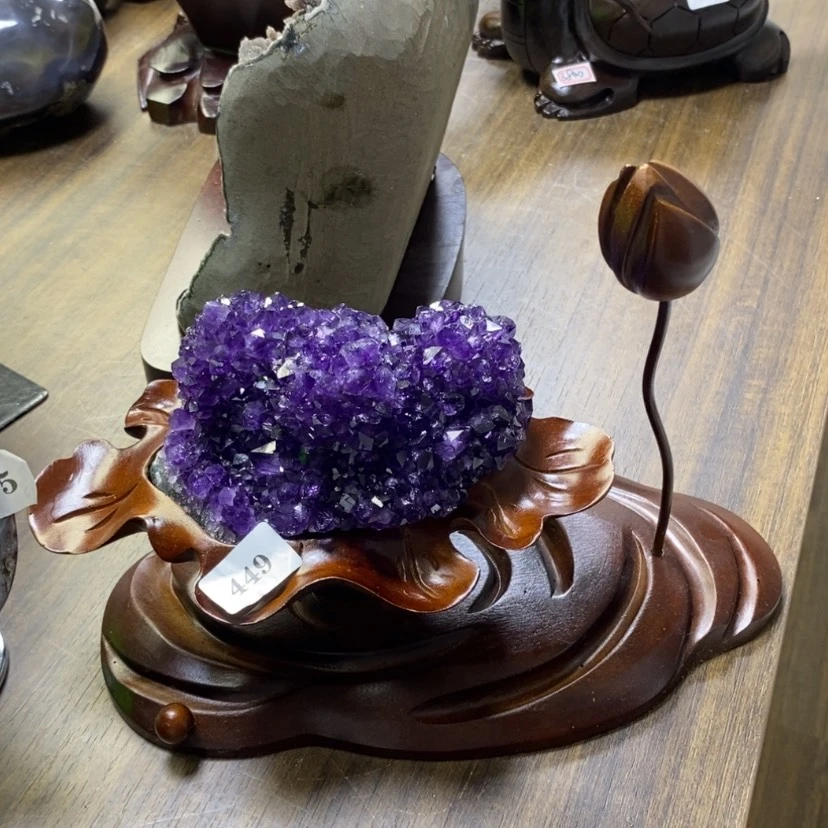 【闪购商品】未镶嵌大型摆件（非配饰）紫晶