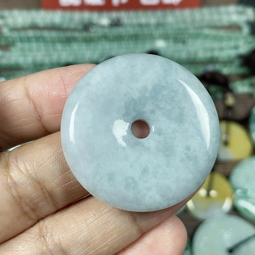 【闪购商品】翡翠颈饰未镶嵌玉吊坠翡翠玉平安扣