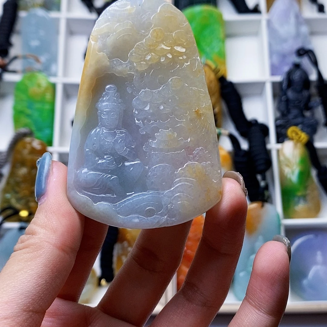 翡翠未镶嵌颈饰翡翠A货