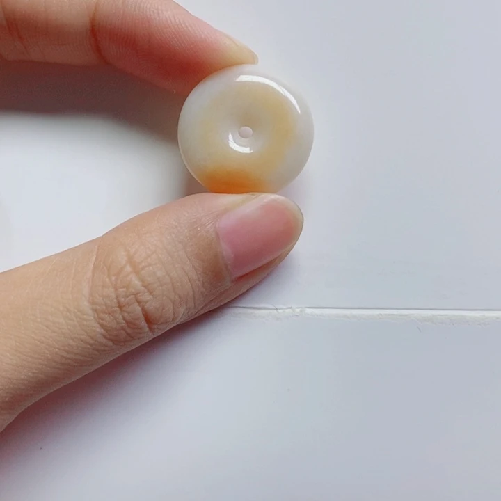 翡翠未镶嵌项圈翡翠平安扣