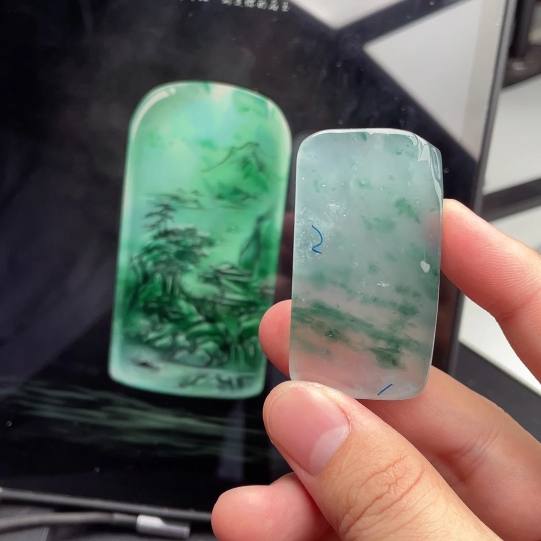定制翡翠未镶嵌包工