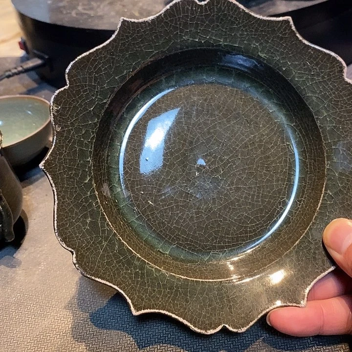 手工艺品琉璃滴***足龙泉青瓷龙泉青瓷