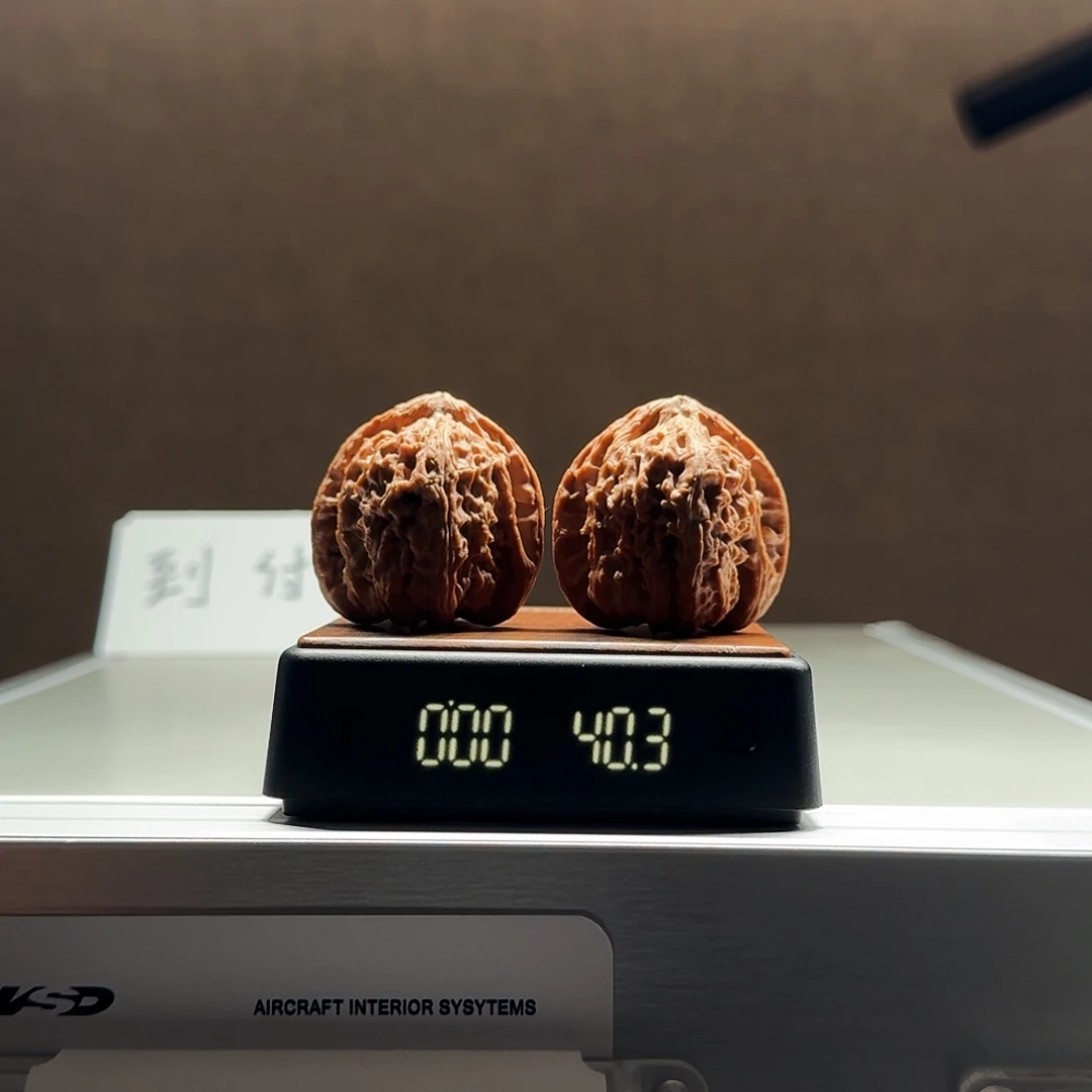 吊坠文玩核桃39尺寸三角白