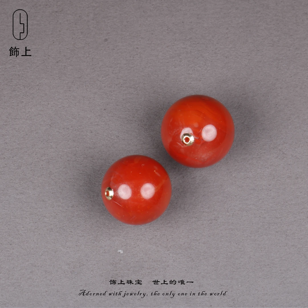 【小娟珠宝】 南红19mm单珠  1929 多样性发货发其一