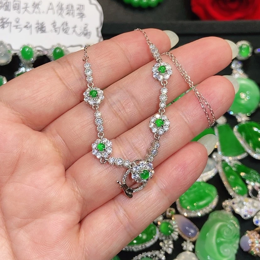 【闪购商品】颈饰未镶嵌翡翠天然翡翠