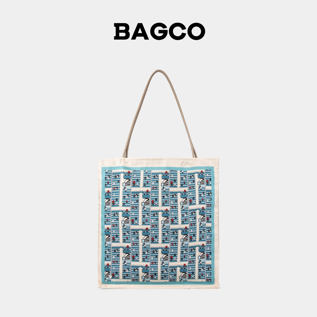BAGCO真丝手提托特包单肩包