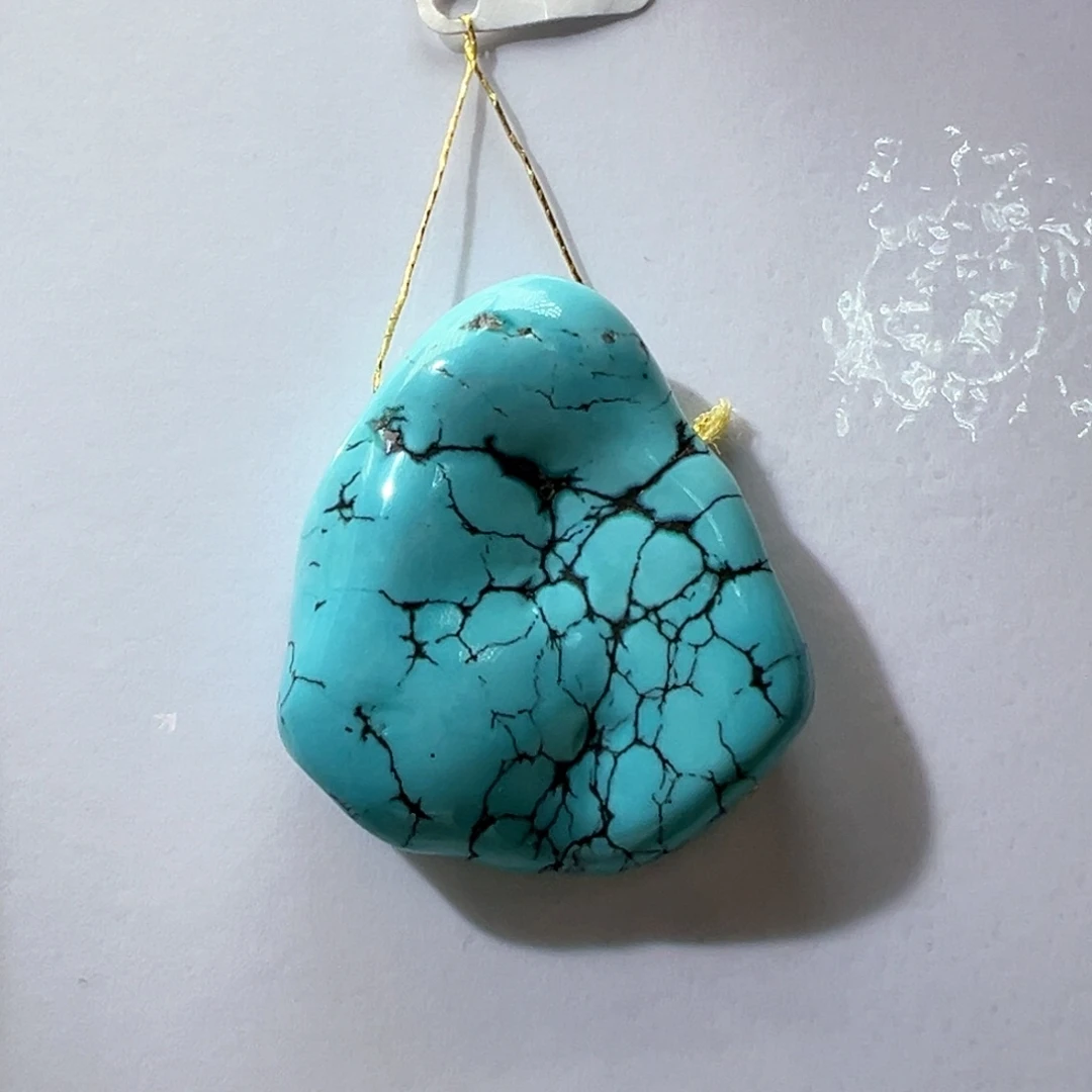 绿松石未镶嵌挂件