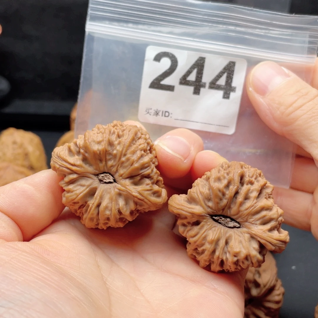 文玩核桃把件南疆凹底41.5