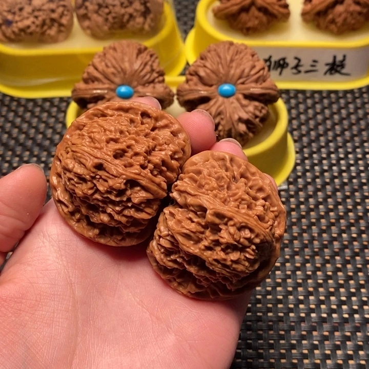 桃核吊坠46南疆石