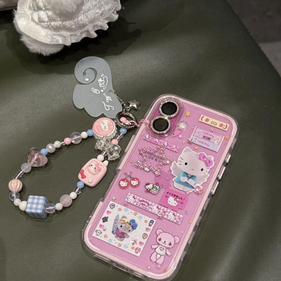 呆萌可爱魔法棒猫咪适用于iPhone16Promax手机壳苹果15少女心1413