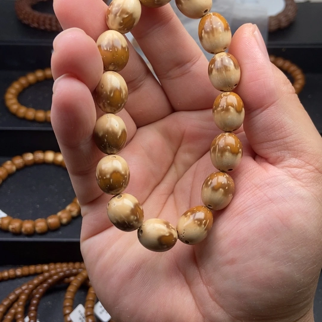 紫金鼠手串12mm天花板花皮