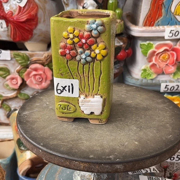 粗陶材质多肉花盆