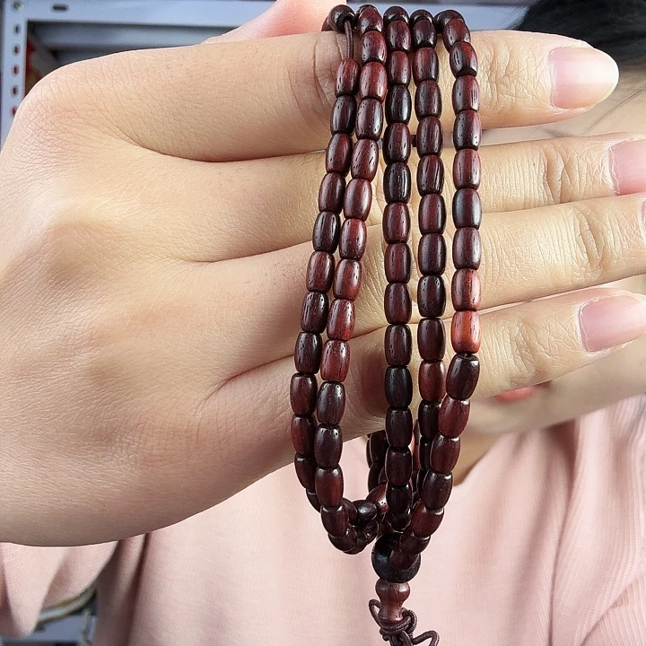 檀香紫檀（小叶紫檀）小叶紫檀米珠