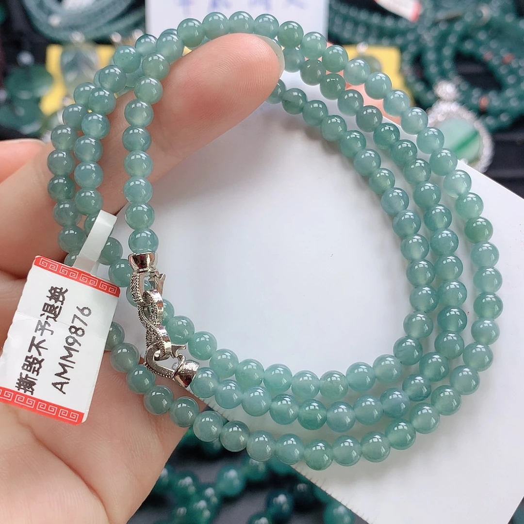 翡翠颈饰未镶嵌珠链卡5