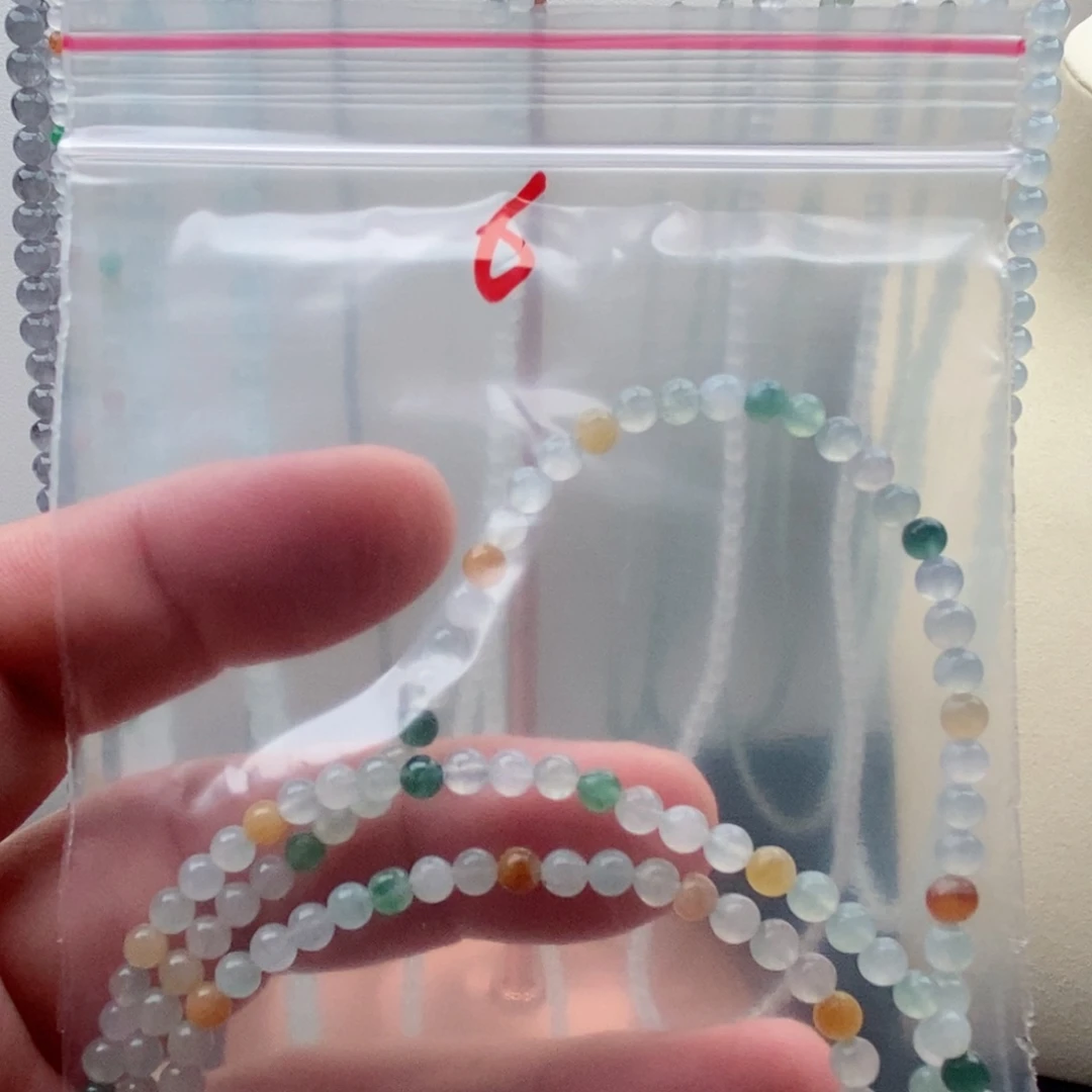 定制翡翠未镶嵌翡翠珠链