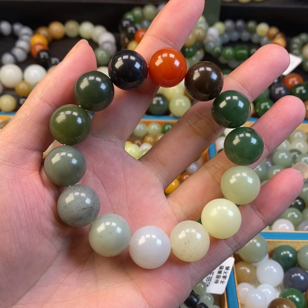 和田玉手串未镶嵌卡16福利多宝