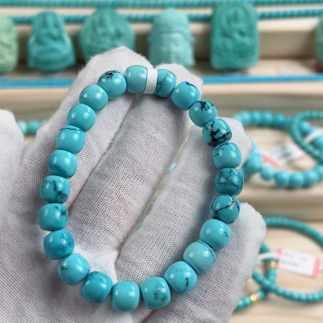 未镶嵌绿松石尺寸8.1mm