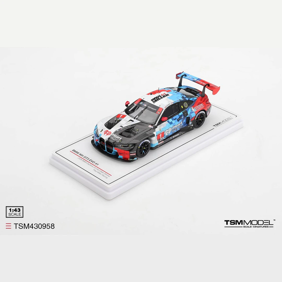 预售 TSM 1:43 宝马 M4 GT3 EVO #1 Paul 2026 IMSA 树脂车模