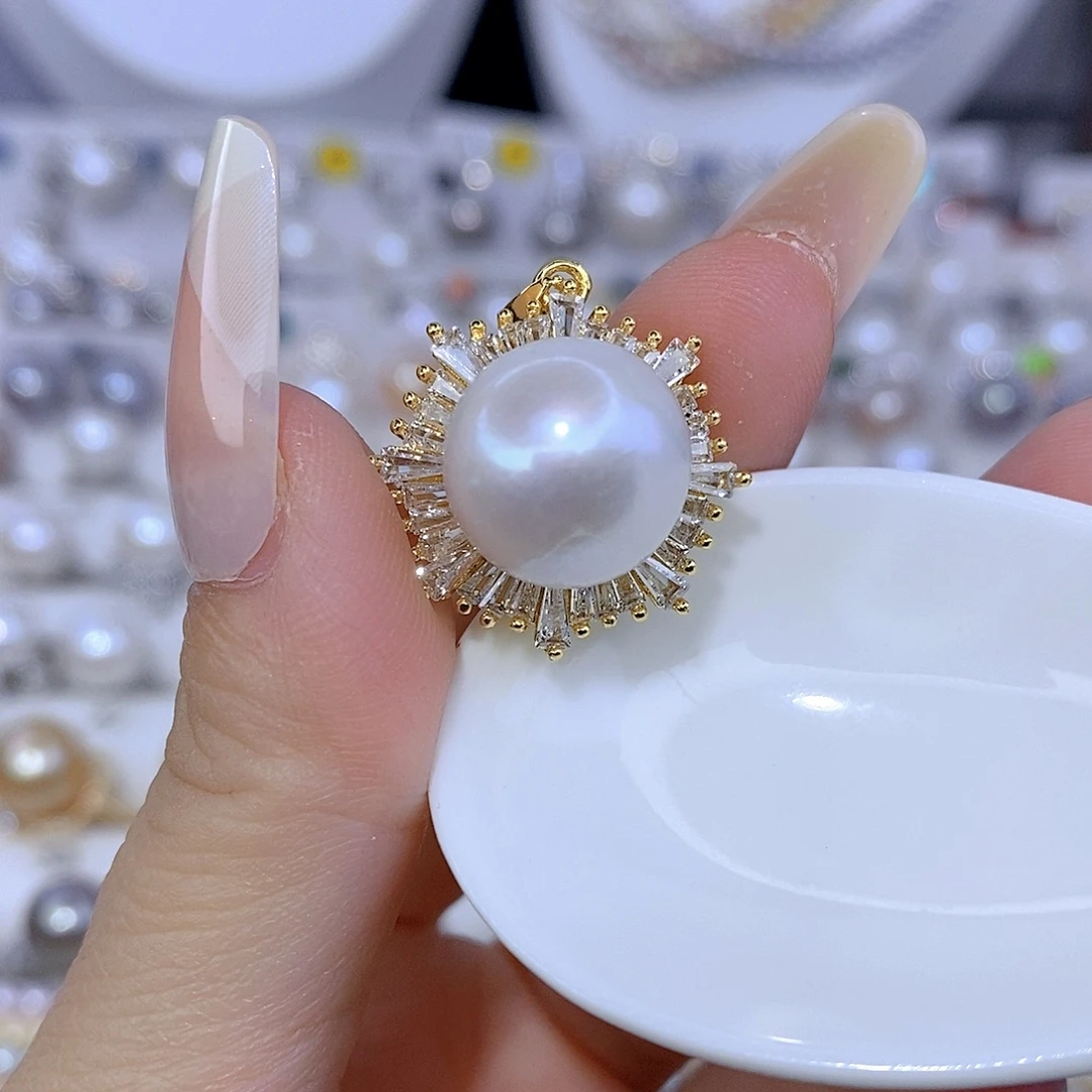 合金颈饰淡水珍珠