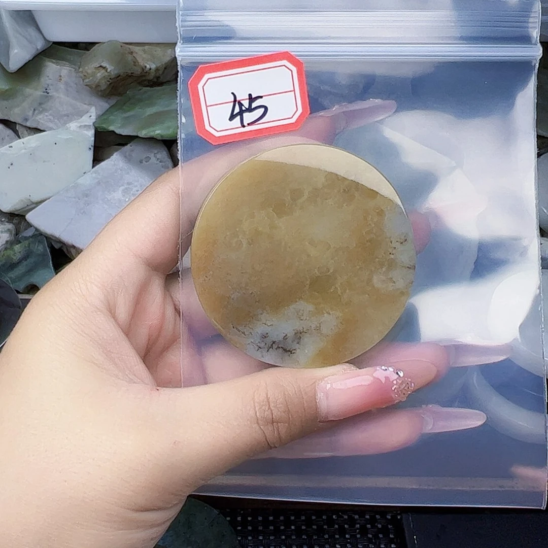 和田玉珠宝半成品未镶嵌